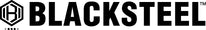 BLACKSTEEL men's face serum logo in bold lettering