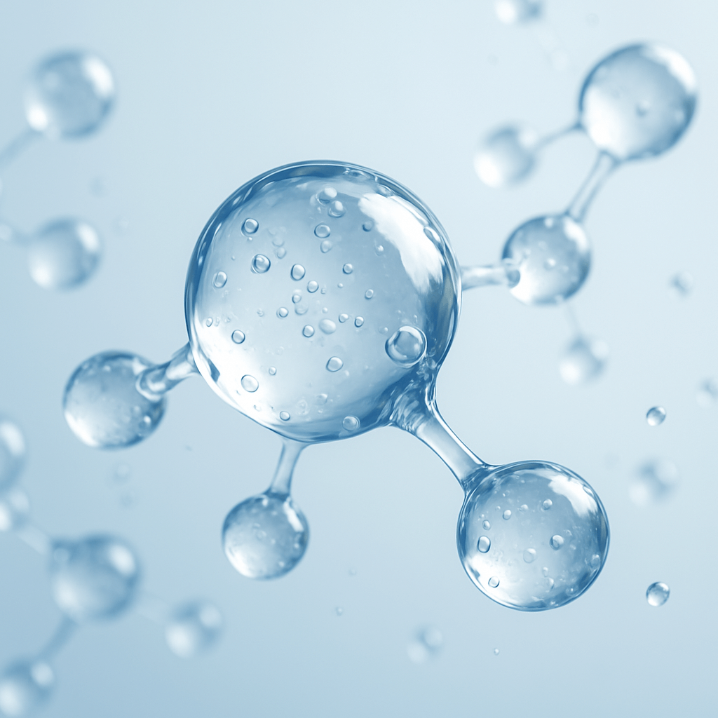 Hyaluronic Acid in BLACKSTEEL serum delivering deep hydration and visibly plumping fine lines for smoother, firmer skin